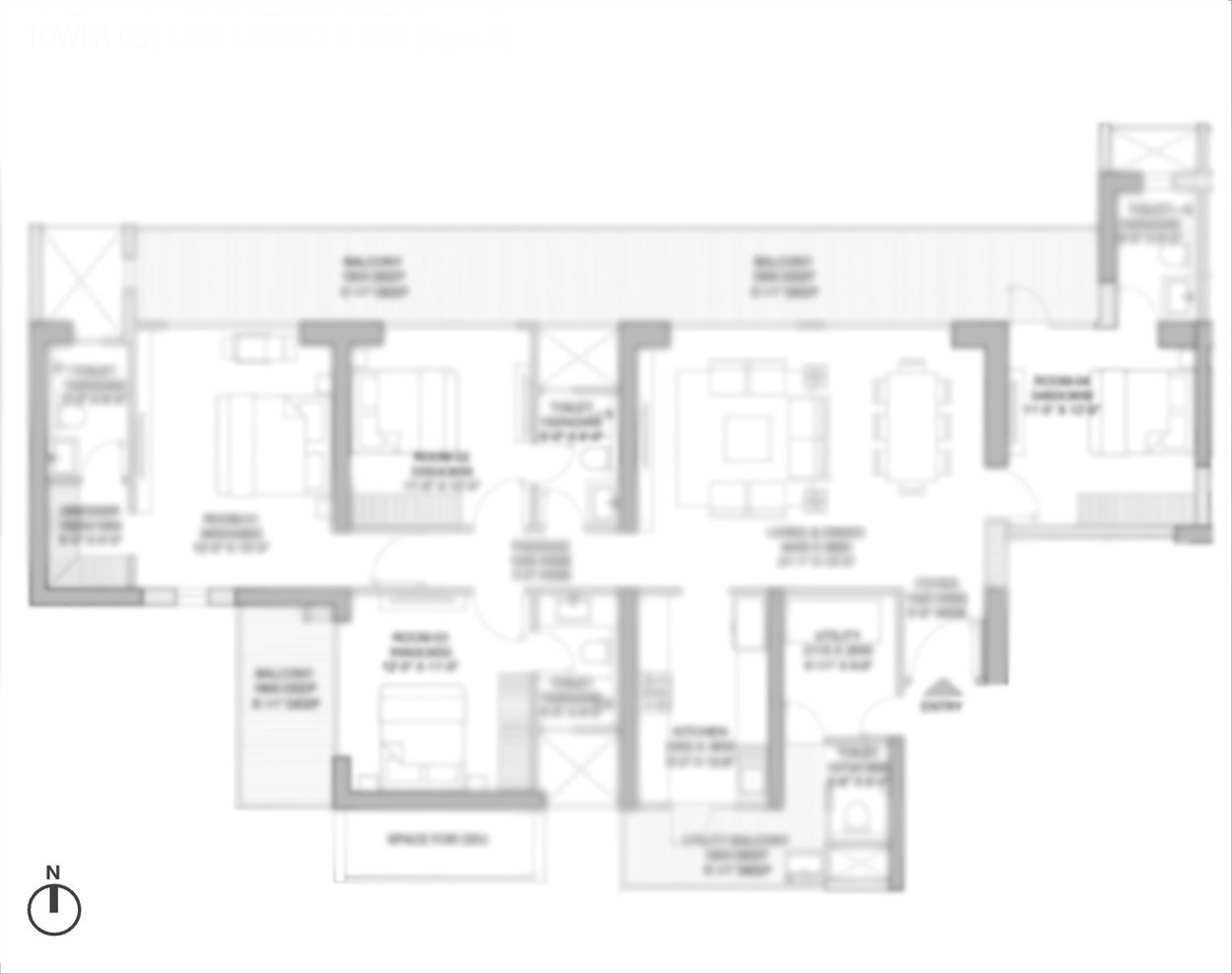 Godrej Zenith sec 89 Gurgaon floor plan